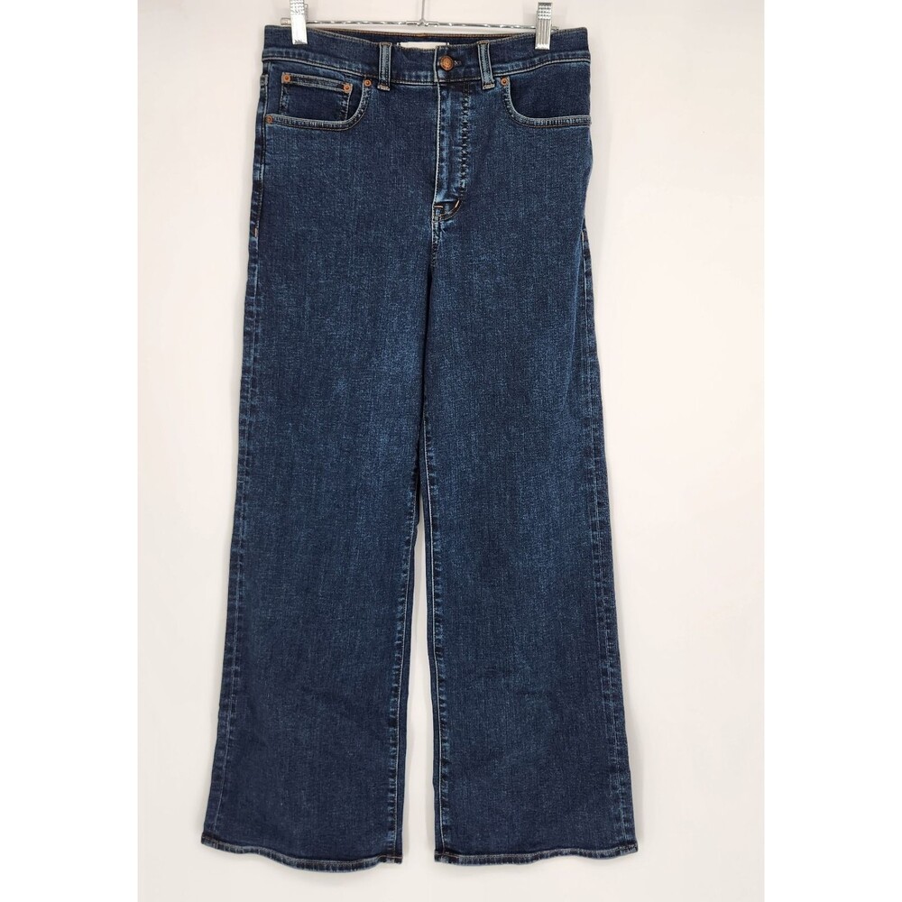 Madewell Women's Size 28 Patterson Wash Super Stretch Wide Leg Jeans NWT $148